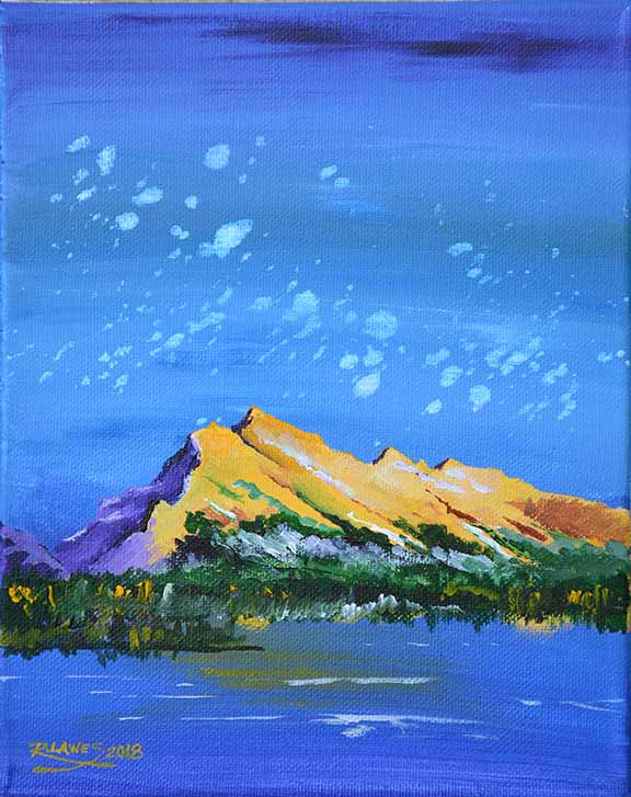 Evening Rundle Acrylic on Canvas