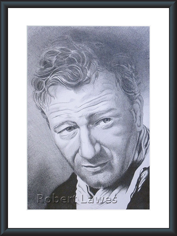John Wayne Pencil Sketch