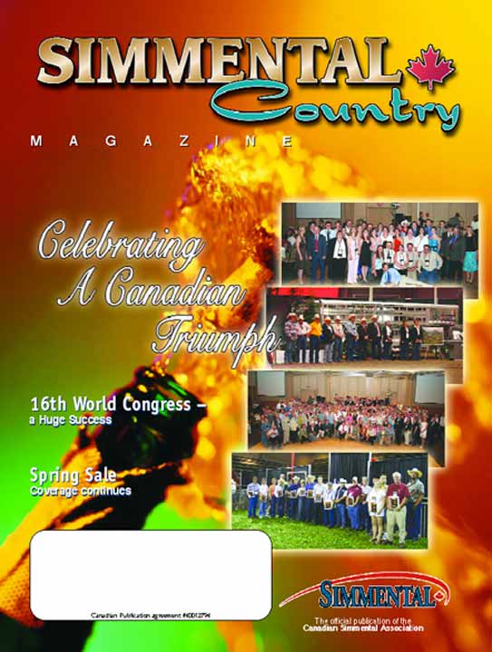 Simmental Magazine August Cover