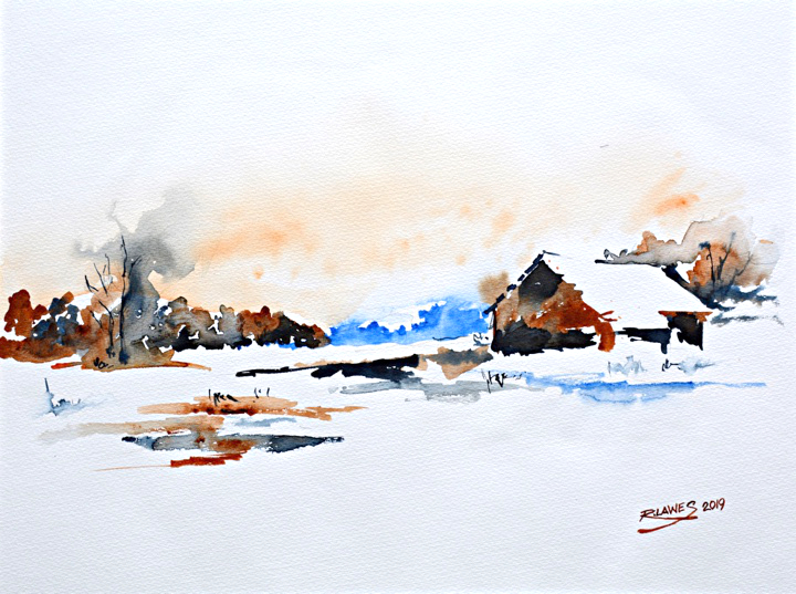 Wiknterfarm Watercolour